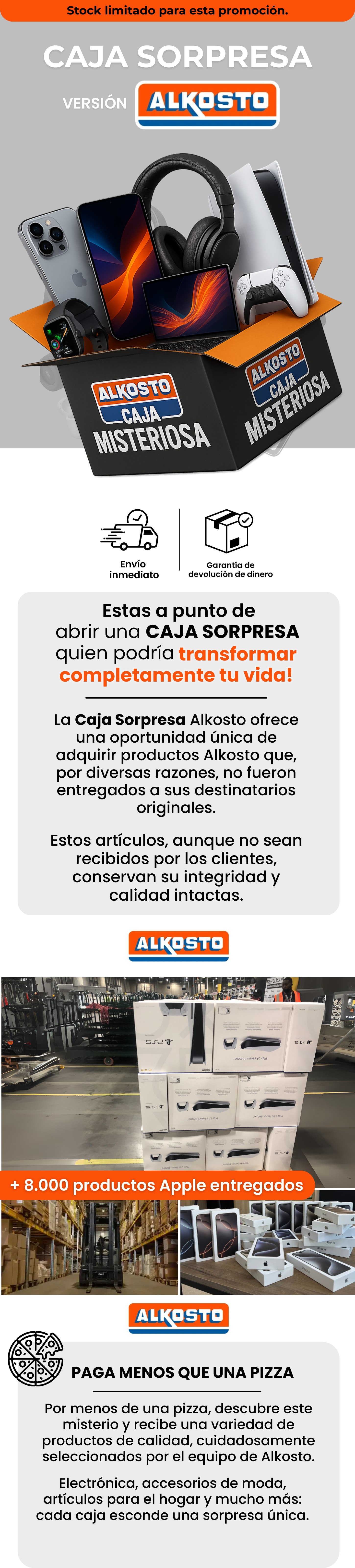 Caja Sorpresa Alkosto - Stock limitado